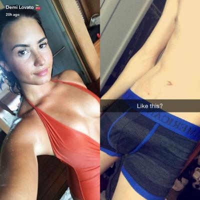 Demi Lovato Gets Sexually Harassed on Snapchat