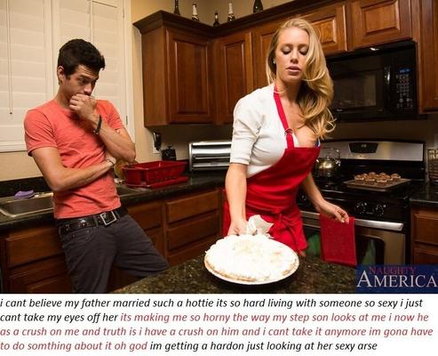 step mother step son fucking in kitchen (caption story)