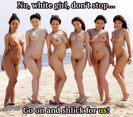 White Lezzy Shlick pour des corps asiatiques parfaits