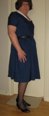 Blaues Kleid