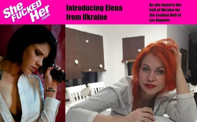 Elena d'Ukraine quitte cet enfer pour l'enfer lesbien de Los Angeles.