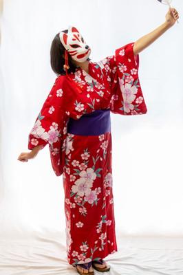 Yukata de verão japonês