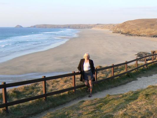 Lydia at Perranporth