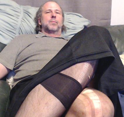 Male Skirt, Panties, Stockings