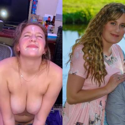 Antes e depois de esposas vagabundas para repostagem