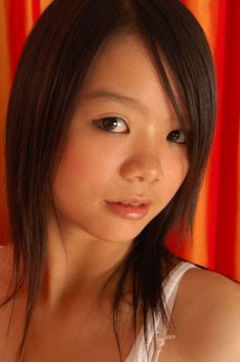 Lyn is a pretty little asian teen