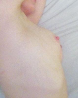 My GF Sleeping Topless