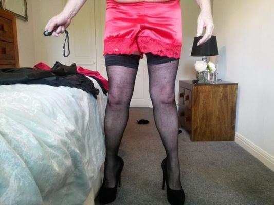 Satin fun in Red