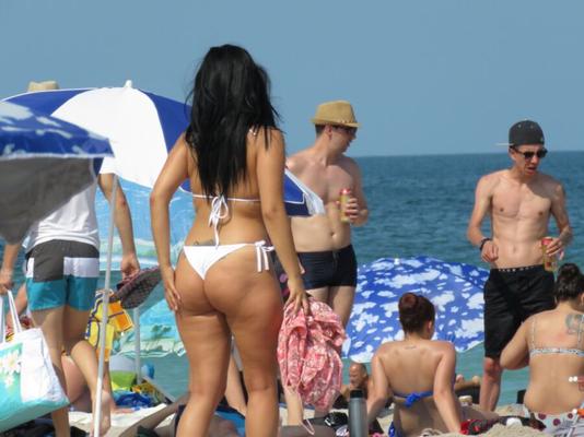 Milf na praia