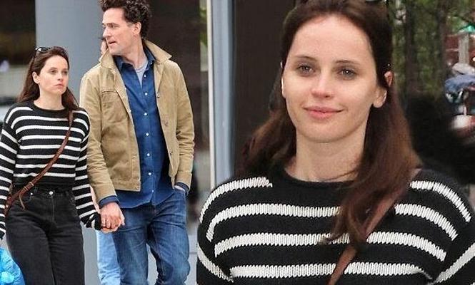 Felicity Jones UK Promi-Fälschungen und Sperma-Tribute