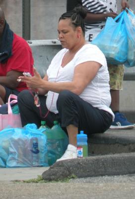 SUPER GRANDE BARRIGA Preto Ébano Mulher ENORME INTESTINO GROSSO