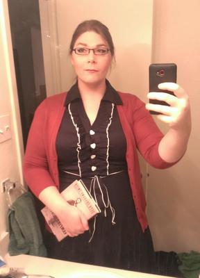 My sexy librarian look