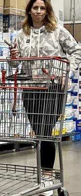 Costco Sighting - MILF in Grey Under Armour Camo Hoody