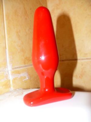 Red boy my new anal plug