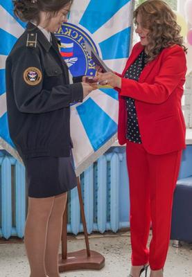 Cadetes rusos - Ceremonia de premiación