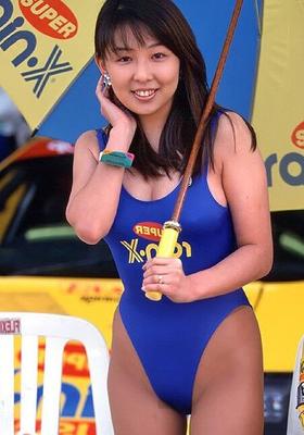 Japanische Autoshow-Girls