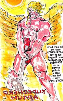 Manflesh Adulto Gay Thor Dominación cómics