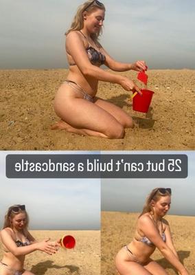 yr old Essex slut UK Beach