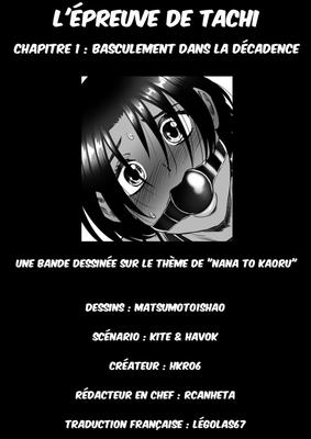 BD  : L&#;Epreuve de Tachi  (french)