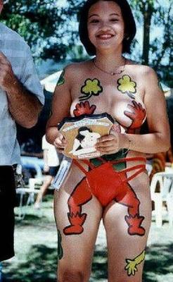 Bodypainting in the Philippines