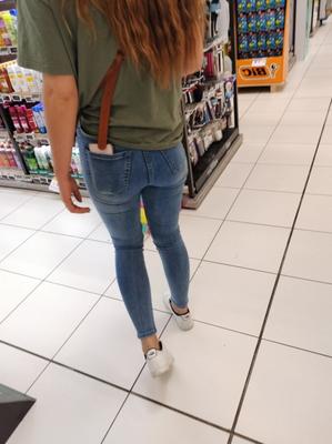 French slut in jeans