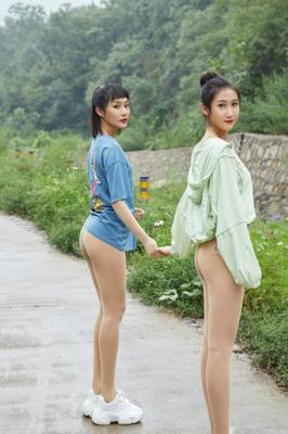 Chinese friends in bodysuits