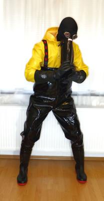 Rubberbootmen - Gummistiefelmann - Niño con botas de goma