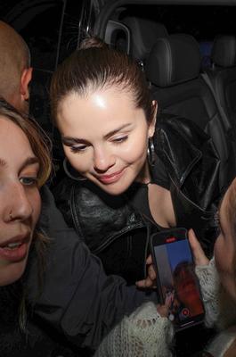 Selena Gomez - is spotted during a night out in Paris, France