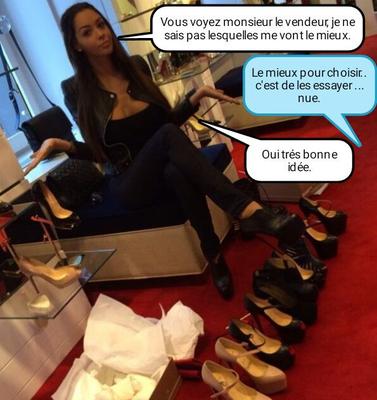 French caption (Français) Nabilla, trop bonne, trop conne