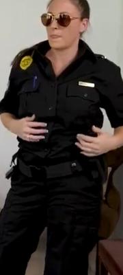 female police officer made to undress  and kneel