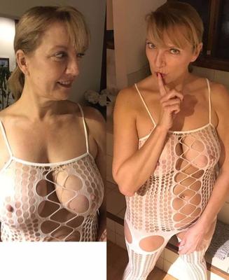 Pamela MILF - vestida e despida