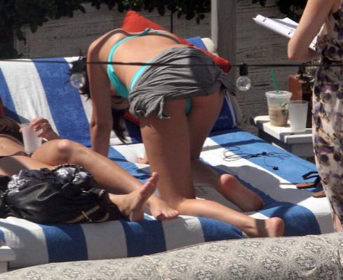 Selena Gomez  Bikini Candid