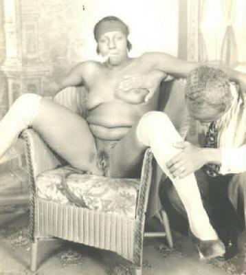 Interracial Vintage and Antique sex Black & Withe