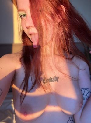 Adorably sexy petite redhead