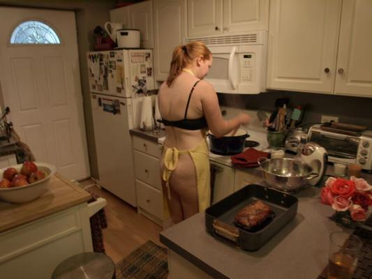 Chef Mel, plus redhead hotwife dildo + bj