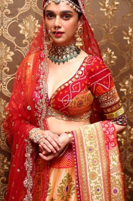 Aditi Rao Hydari - Magnifique beauté indienne en tenue de mariée royale