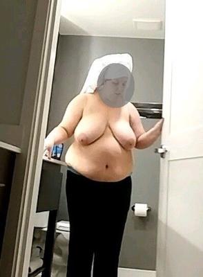 esposa bbw em topless