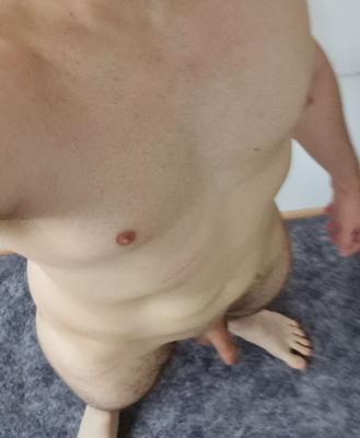 My shaved body and penis