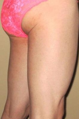 Pink lace panties