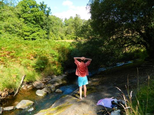 Agujero brillante del río Tinker