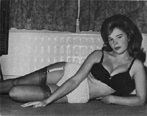 Britisches Vintage-Strümpfe-Modell Jane Paul