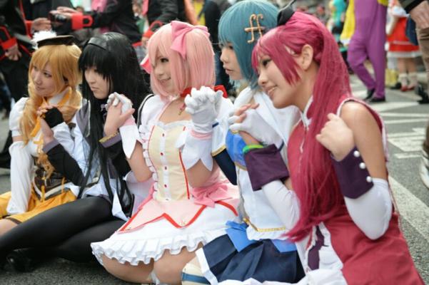 Japanische Cosplay-Mädchen