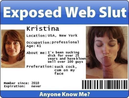 Exposta Web Slut - Kristina