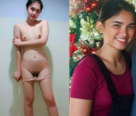 My young pinay sisters pose dressed and naked