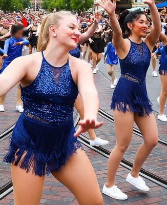 Collants de concours de danse