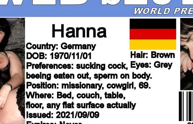 Hanna – deutsche heiße Ehefrau