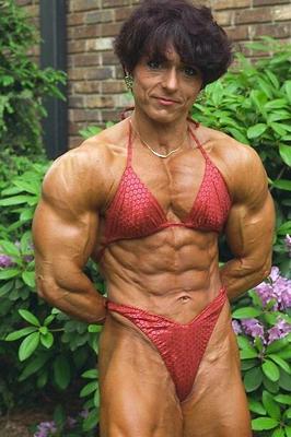 Christa Bauch- German female bodybuilder