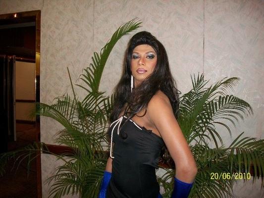 Sathya Bashana (Dark-skinned Amateur Crossdresser)