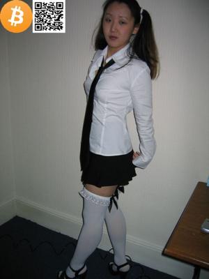 Fucking my Asian Girlfriend while she wears a Schoolgirl Outfit