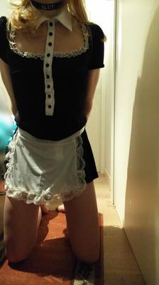 Being a slutty sissy maid